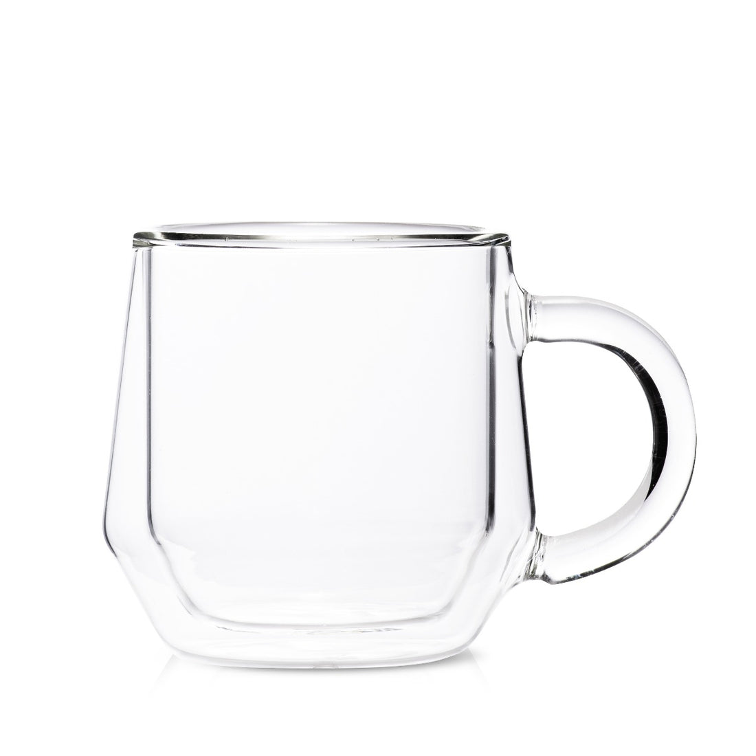 Wide Double Wall Borosilicate Glass Espresso Cup