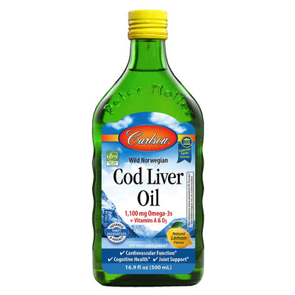 Norwegian Cod Liver Oil Lemon