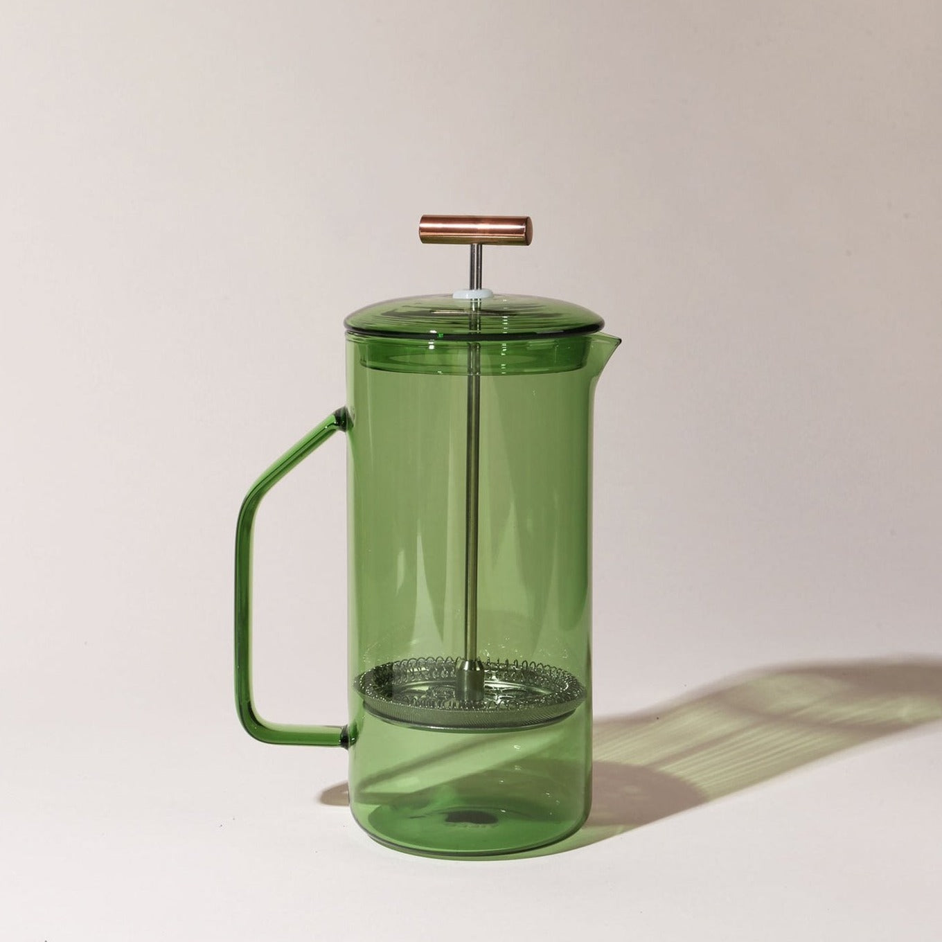 Glass French Press- Verde