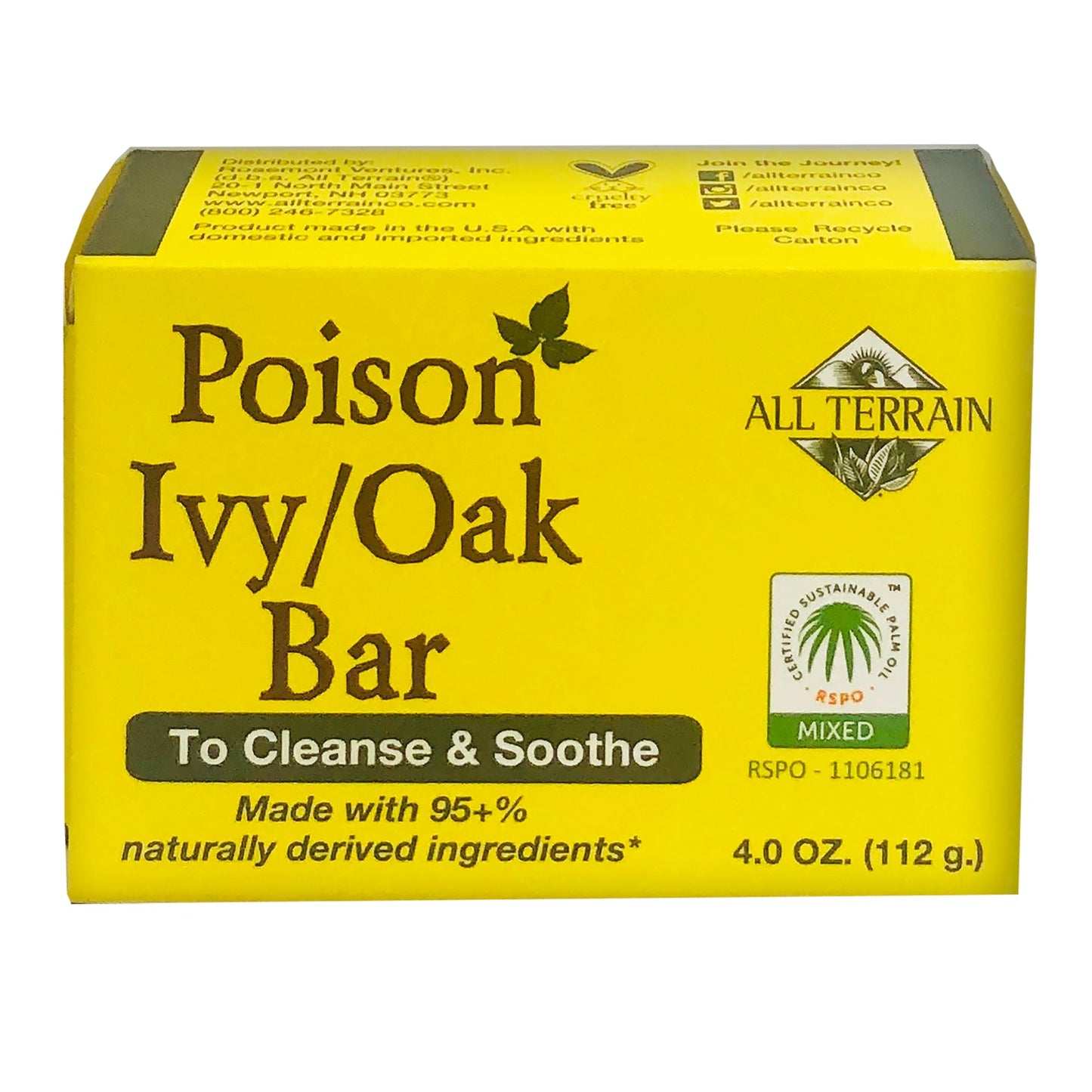 Poison Ivy/Oak Bar