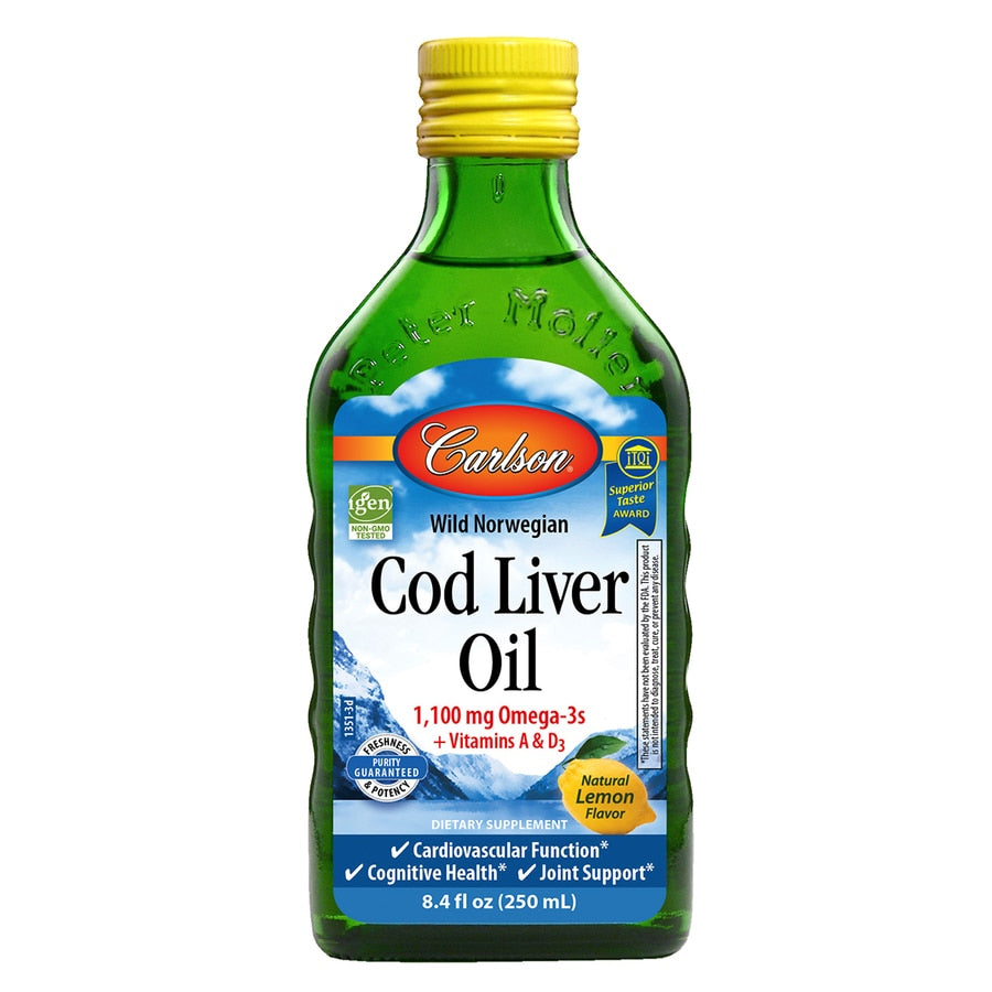 Norwegian Cod Liver Oil Lemon