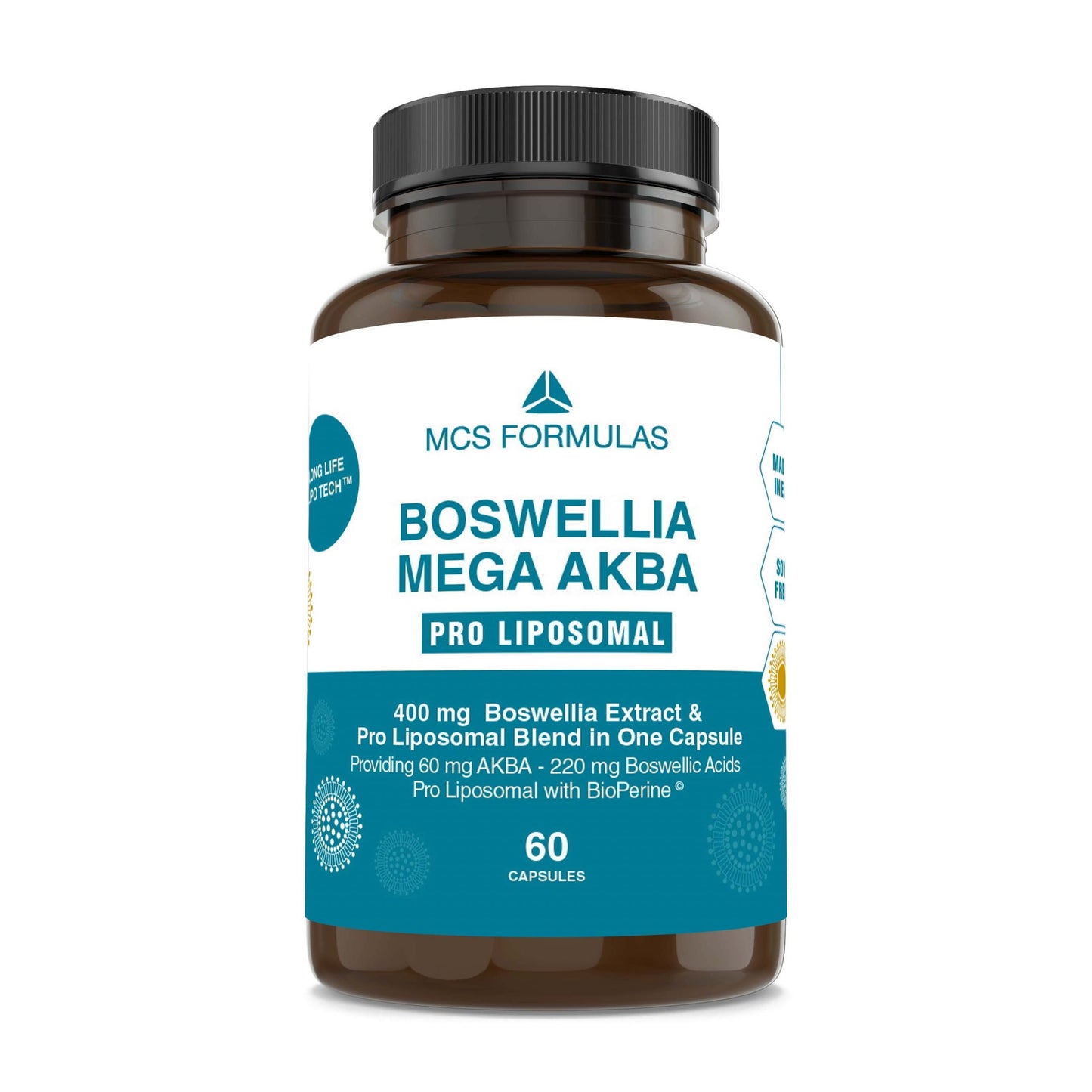 Boswellia MEGA  AKBA Pro Liposomal 60cap by MCS
