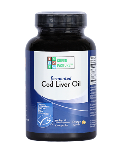 Fermented Cod Liver Oil Orange Flavor 120 caps