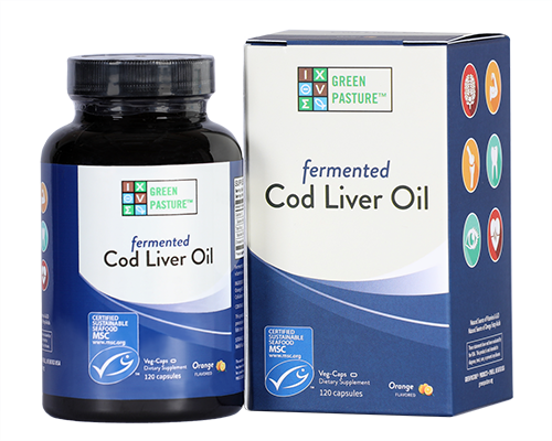 Fermented Cod Liver Oil Orange Flavor 120 caps