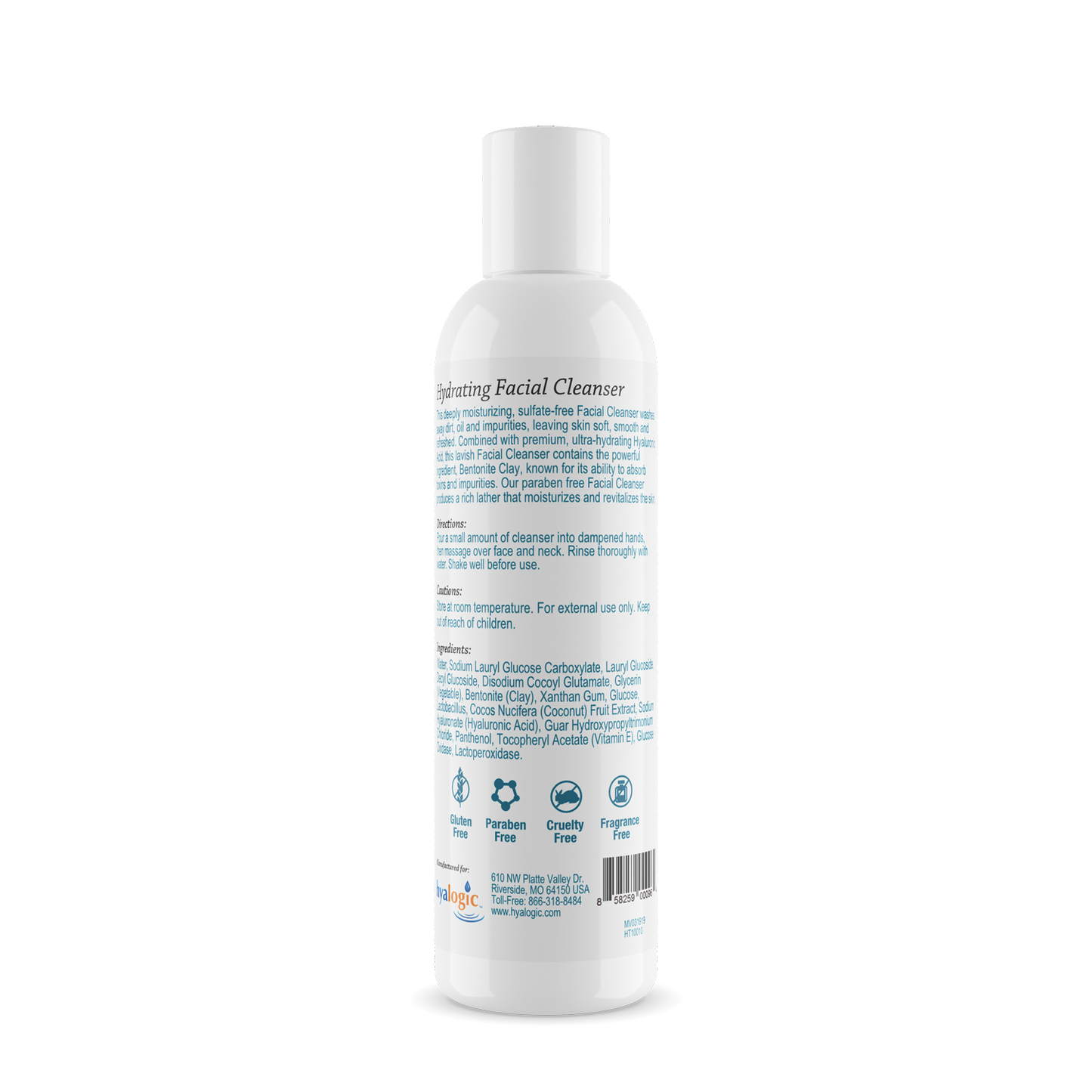 Hyalogic Facial Cleanser 8oz