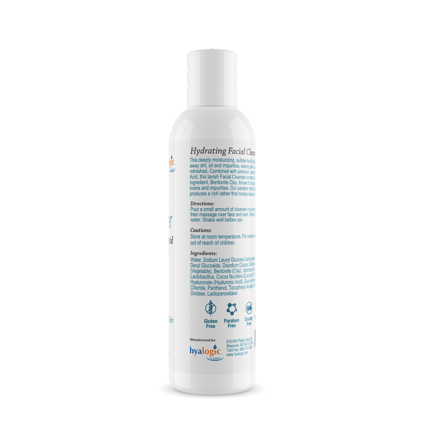 Hyalogic Facial Cleanser 8oz