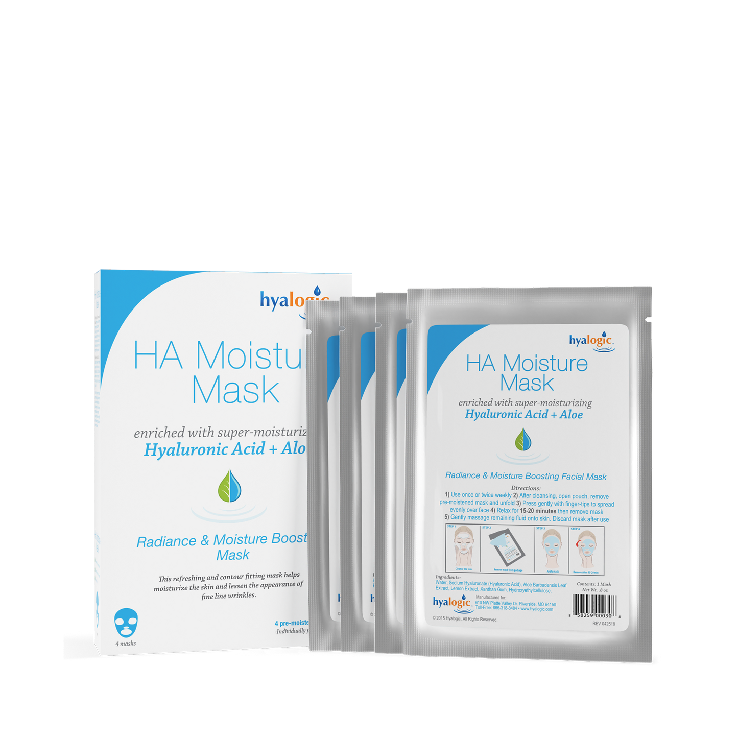 HA Moisture Mask 4 Pack