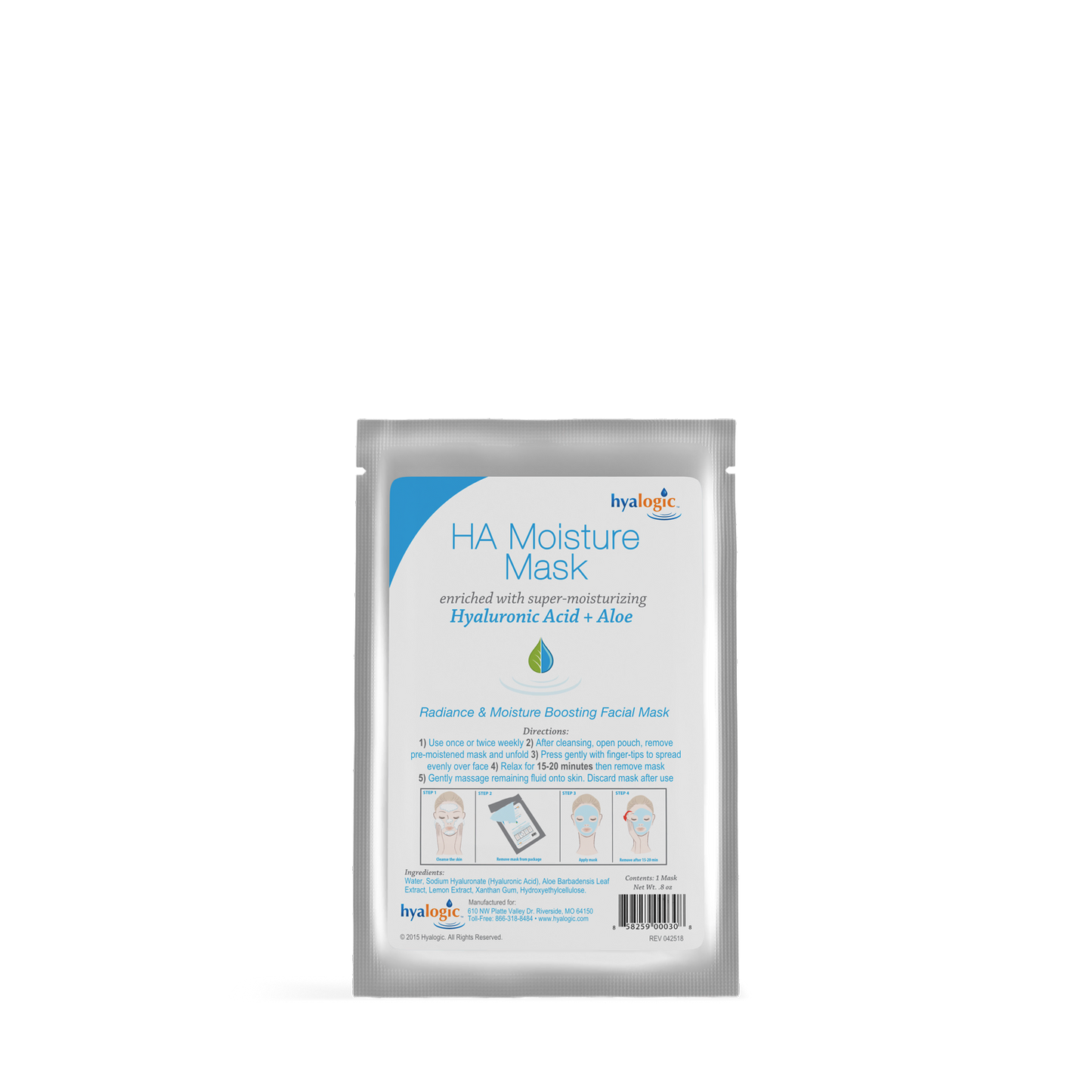 HA Moisture Mask 4 Pack