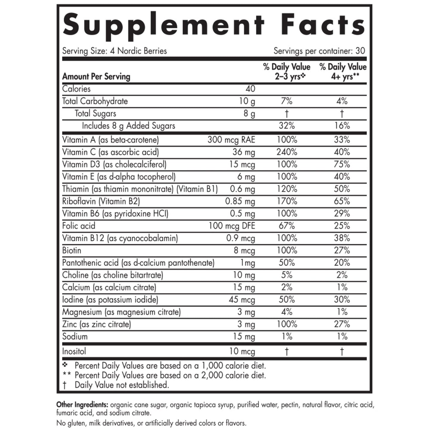 Nordic Berries Multiple Vitamin Gummies