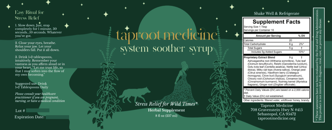 System Soother Syrup (formerly Stress-Away Syrup)