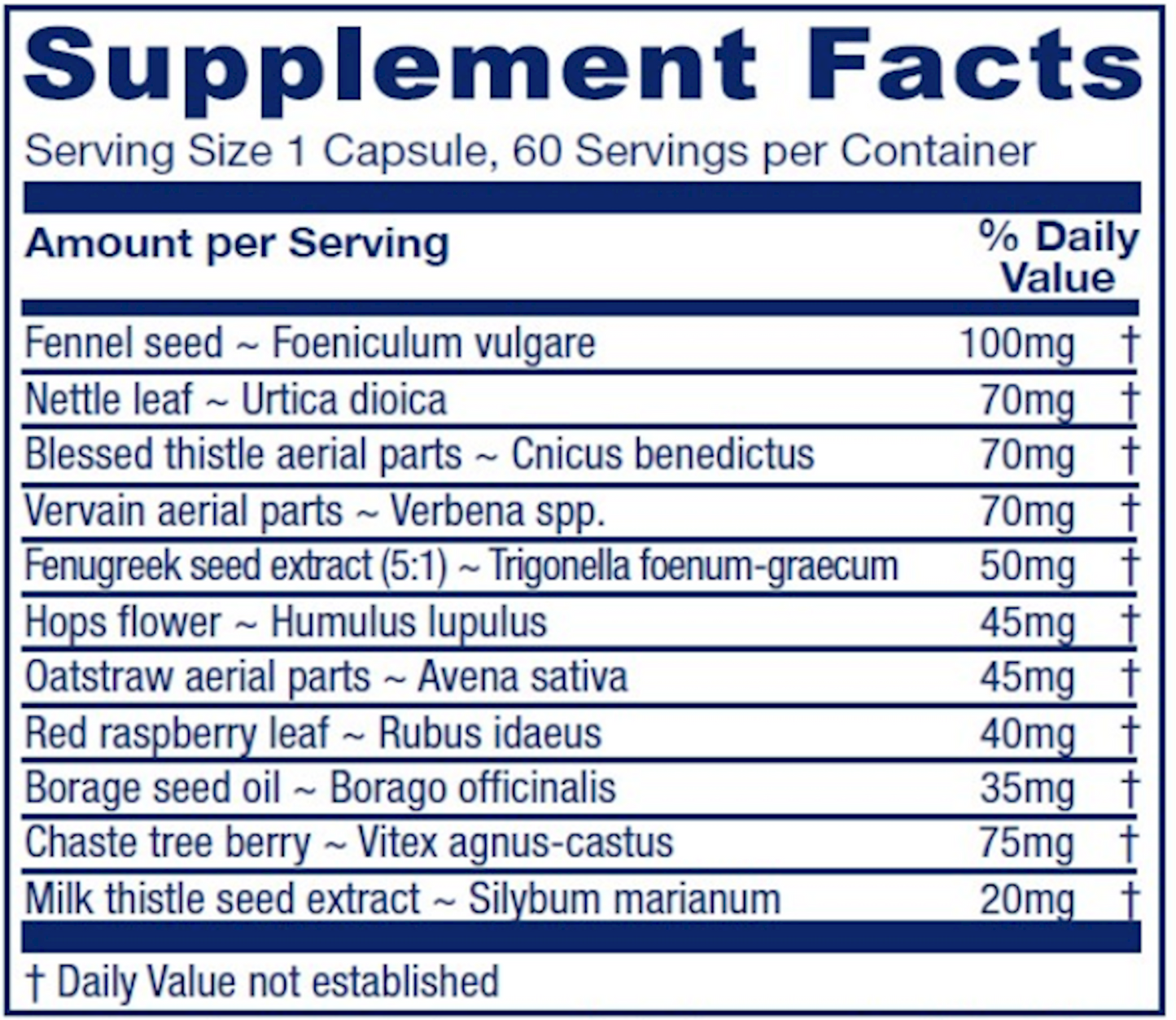 Lactation Blend by Vitanica