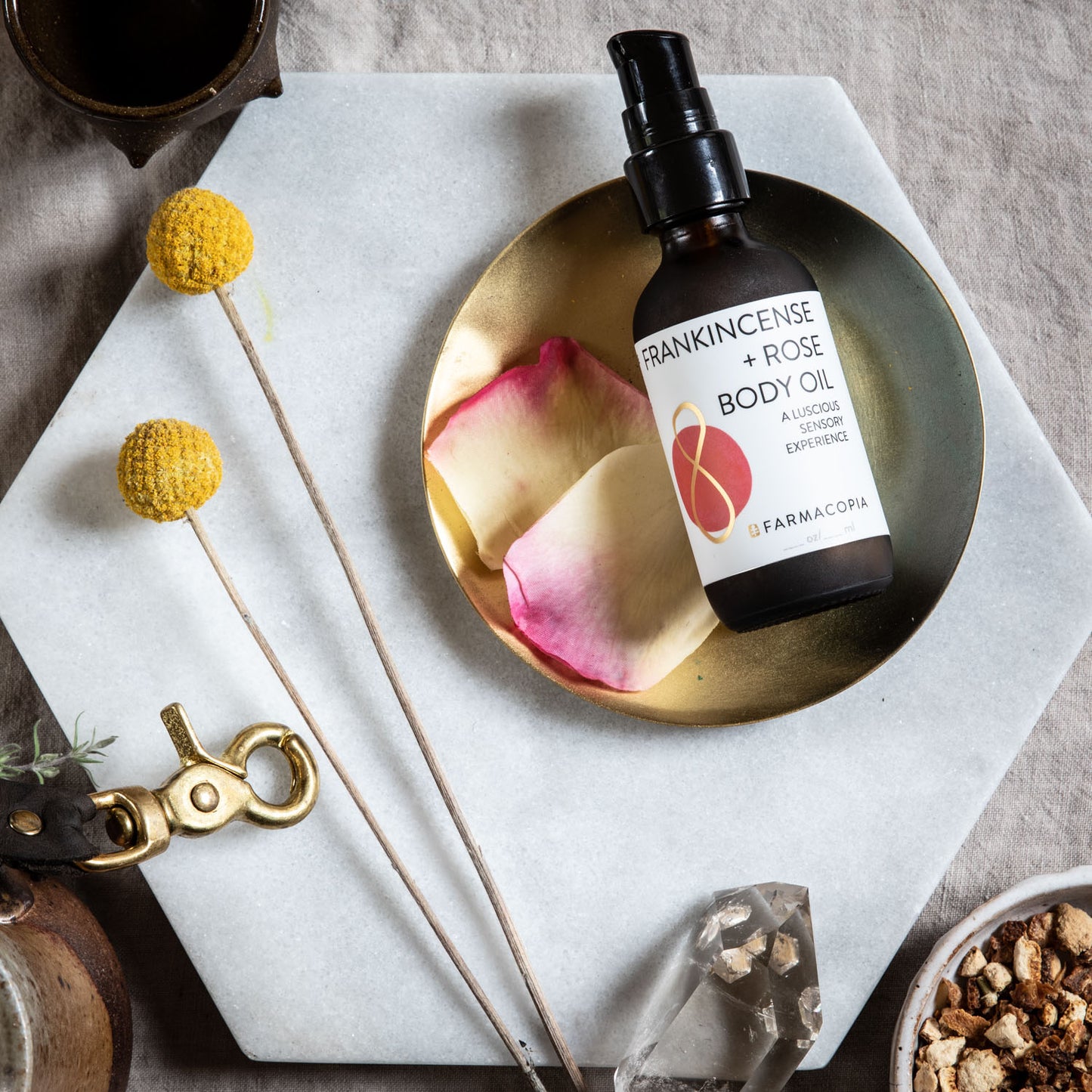 Frankincense + Rose Body Oil