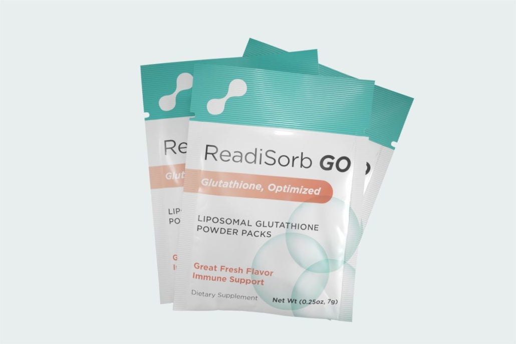 ReadiSorb GO Glutathione, Optimized powder, 30 packets