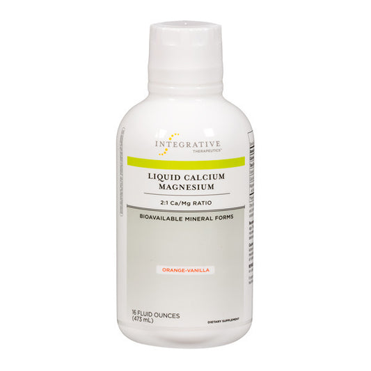 Integrative Therapeutics Liquid Calcium Magnesium 2:1 Orange-Vanilla flavor