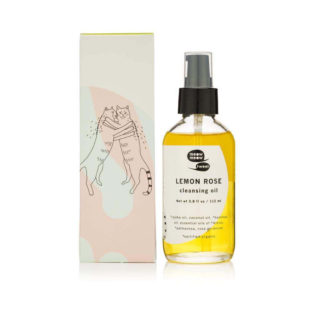 lemon rose cleansing oil