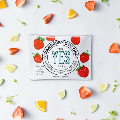 the yes bar strawberry coconut